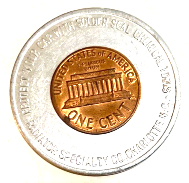 Solder Seal Lucky Piece Encased Penny | eBay