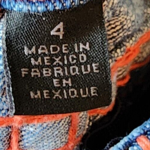 True Religion Girls Julie Super T Coral Stitching Blue Jeans Toddler Girls Sz 4 - Picture 3 of 14