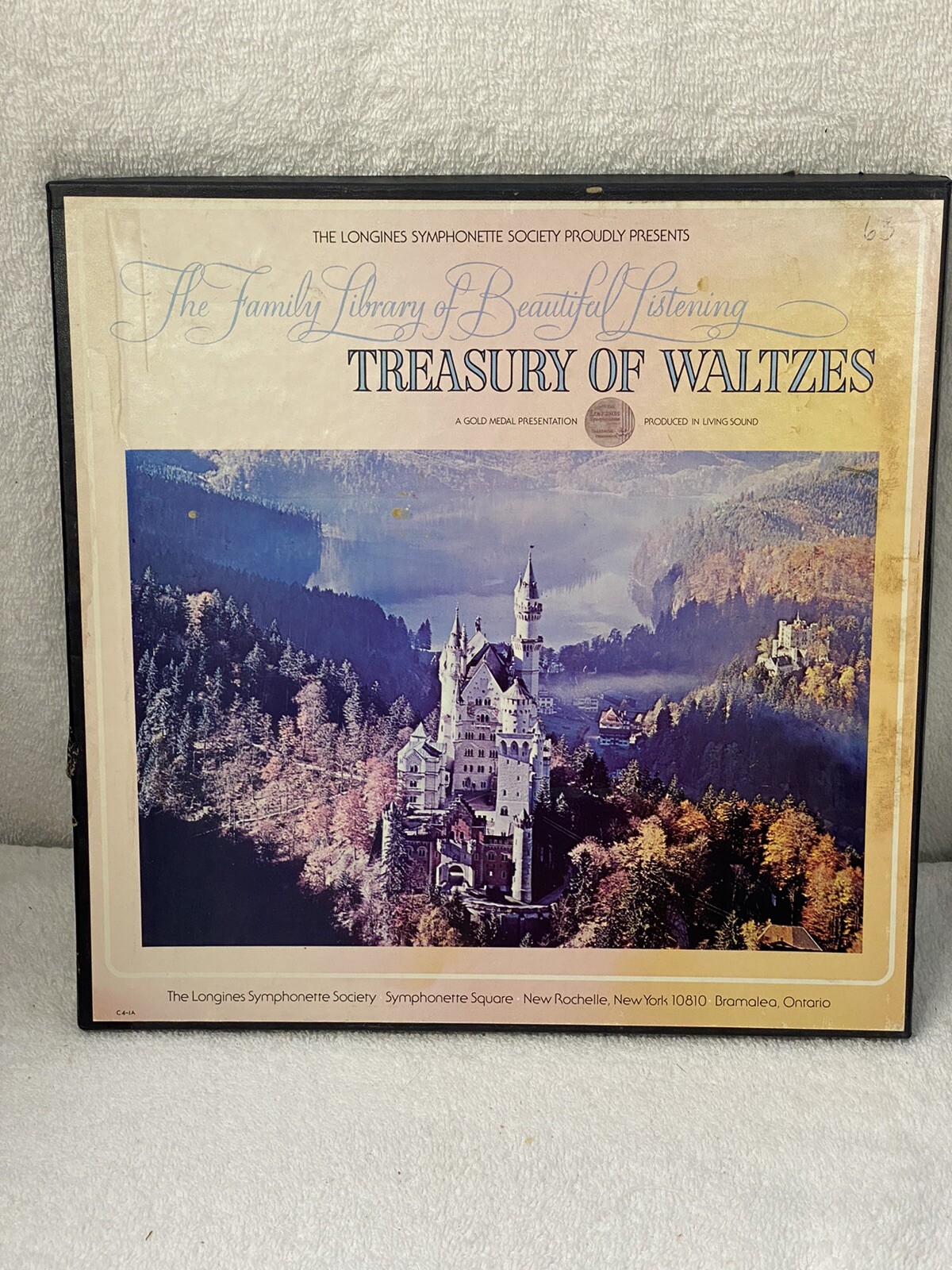 TREASURY of WALTZES LP LONGINES SYMPHONETTE SOCIETY 1973 (BOX SET)