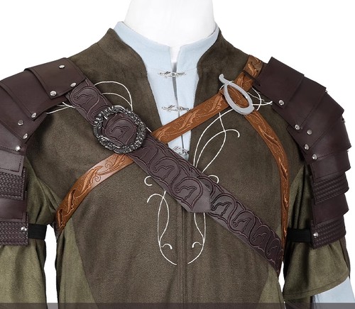 LOTR Legolas Costume Il Signore degli Anelli Compagnia dell'Anello Cosplay Outfit - Foto 2 di 22