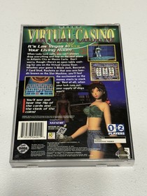 Sega Saturn - Virtual Casino W/ Registration Card Tested Authentic