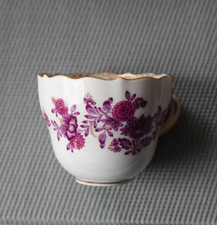 Meissen Moccatasse mit Untertasse Goldrand