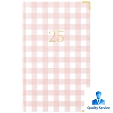 Sugar Paper Essentials 2025 Weekly/Monthly Planner 5.125x8.188" Pink Buffalo ...