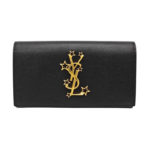 【Authentic】 Yves Saint Laurent KATE Black Leather Handbags (DDP)