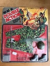 Vintage 70er L.J.N mr.action Double Action Combat Marine NRFC -GI Joe Action Man