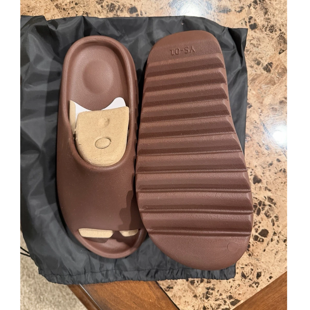 Unisex Slides in Tan, Size 44-45 (11-12)​ Men main image 3