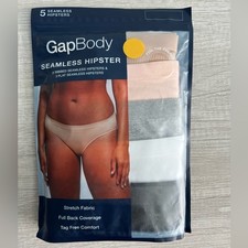 GapBody Women's 5-Pack Seamless Hipster Size XL