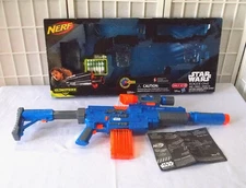 Nerf STAR WARS CAPTAIN CASSIAN ANDOR DELUXE BLASTER Target 2015 all accessories