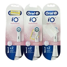Oral-B iO Gentle Care Replacement Brush Heads 3 Packs x2 Each 6 Count iO Only