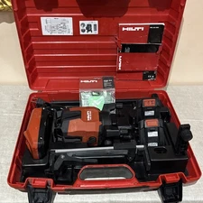 Hilti PM 40-MG Multi-Line Green Laser Level w/Charger , 2  Batteries