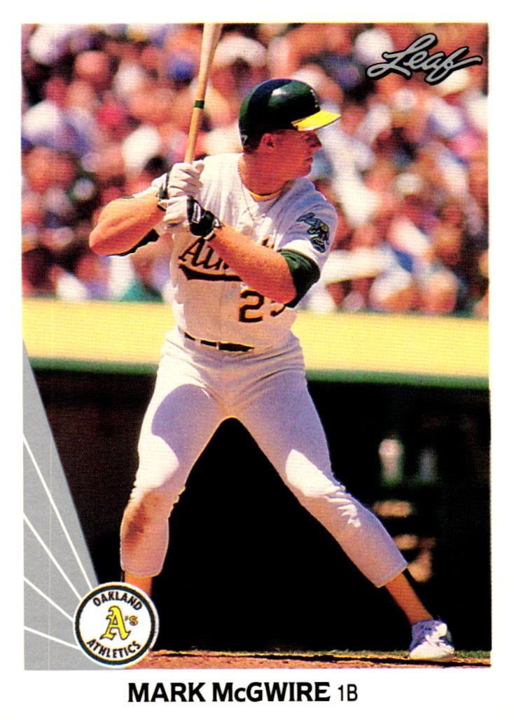 1990 Leaf #62 Mark McGwire