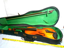 Vintage 1999 Eric Rieger 44 Violin Model Sn 510 Bow Case - Nice - L 126a Vintage 1999 Eric Rieger 44 Violin Model Sn 510 Bow Case - Nice - L 126a