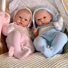 48cm/19in Birthday Handmade Lifelike Cloth Body Newborn Reborn Baby Dolls Gifts