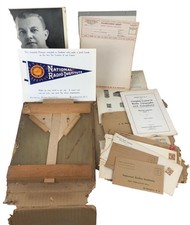 Vintage 1900s National Radio Institute Promotional Materials & Training Board
