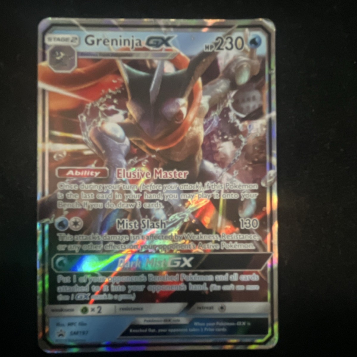 Pokémon Greninja GX Promo Holo SM197 Stage 2 GX 230 HP English | eBay
