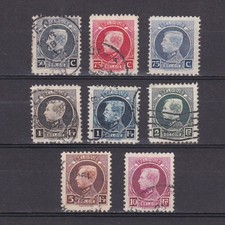 BELGIUM 1921, Sc# 162-169, CV $23, part set, Used