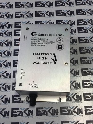 GlobTek Inc. GS-400 High Voltage Output Power Supply, Input 12V 1Amp 