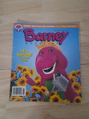 Spring Barney Barney Magazine Spring Issue 1996 It's Spring! Look What's Growing | eBay