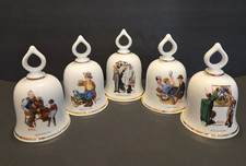 1979 Norman Rockwell Porcelain Bells by Danbury Mint, West Germany (5)