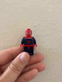 Spider-Man 3 Dark Blue Arms & Legs Silver Webbing LEGO Minifigure