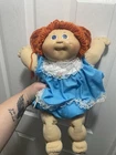 VTG 1985 Cabbage Patch Doll Red Hair Baby With Clothing Retro