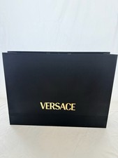 Versace Reusable Paper Shopping Bag Gift Rope Handle Black 29" x 12.5" x 7.5"