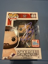Zach Ryder Wwe Matt Cardona Signed Funko Pop With Inscription