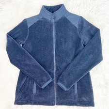 CHAMPION NAVY BLUE FLEECE FULL ZIP JACKET WOMENS MEDIUM