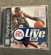 NBA Live 99 PS1 PlayStation 1 PS1 Video Game Basketball EA Sports
