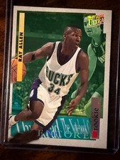 1996-97 Fleer Ultra - Encore Rookies Ray Allen #265 (Rooke Card) BV $5