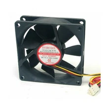 Evercool 80mm x 25mm  EC8025M05CA 5V  Ball Bearing Cooling Fan 3-Pin