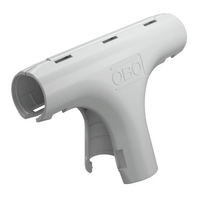 10 Stk. OBO Bettermann Quick-Pipe-T-Stück 3000 TMS M16 LGR (Kabelschutzrohr)