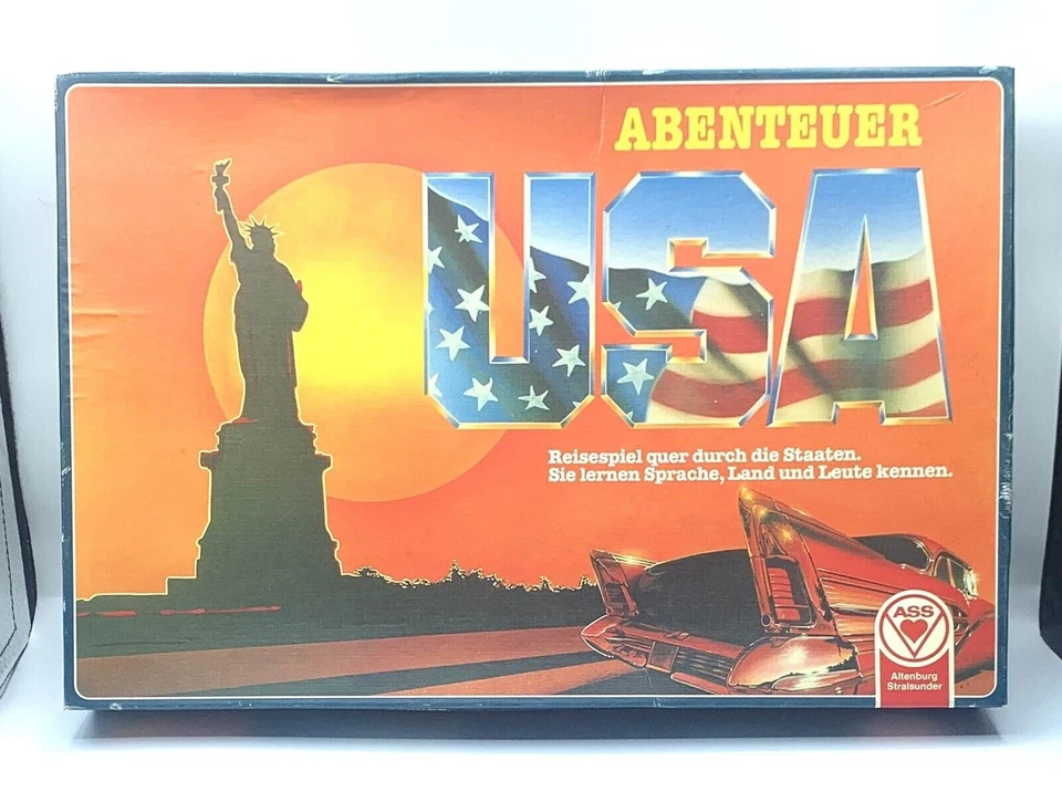 Abenteuer USA • Brettspiel • ASS Spiele • Zustand gut • Vollständig - Bild 1 von 1