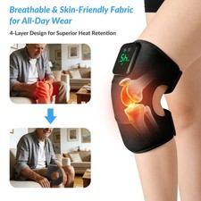 Knee Massager with Vibration and Red Light Therapy and Heat for Parents Gift