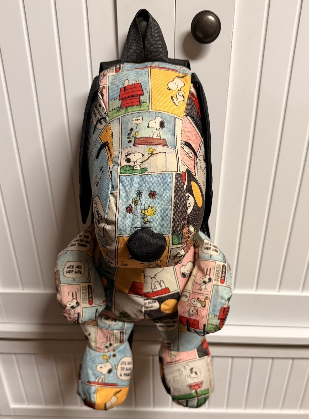 Peanuts X Lesportsac Snoopy Patchwork Backpack - image 1