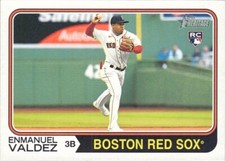 2023 Topps Heritage High Number - #631 Enmanuel Valdez (RC) ROOKIE