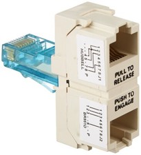 Hubbell BR851D Adapter Split 568B Jack to 2 10BT Jack