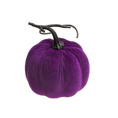 Citrouilles En Velours Et Mousse - Déco D'automne Et Halloween - 11
