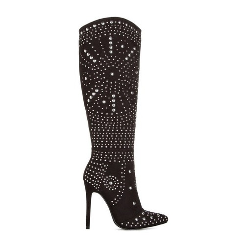NEW SHOEDAZZLE BLACK Bedazzled stud 
