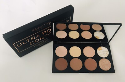 The Ultra Contour Palette by Makeup Revolution has 8 perfect contour powders
