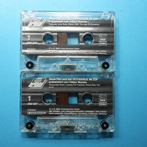 π§ 2 MC - Neue Hits Aus Der ZDF Hitparade * Kassette Cassette * ARIOLA 1989 - Picture 3 of 5