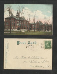 1909-CORTLAND-NY-STATE-NORMAL-SCHOOL-UDB-UNDIVIDED-BACK-POSTCARD