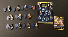 DOCTOR WHO  All 11 Doctors Micro Figure 50th Anniversary Set with bases.