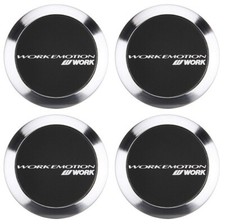 Set Of 4 Work Wheels Emotion Flat Center Caps Black For Zr10 T7r D9r Kiwami T5r Set Of 4 Work Wheels Emotion Flat Center Caps Black For Zr10 T7r D9r Kiwami T5r