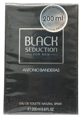 Antonio Banderas Black Seduction for Men 200 ml  EDT Eau de Toilette Spray
