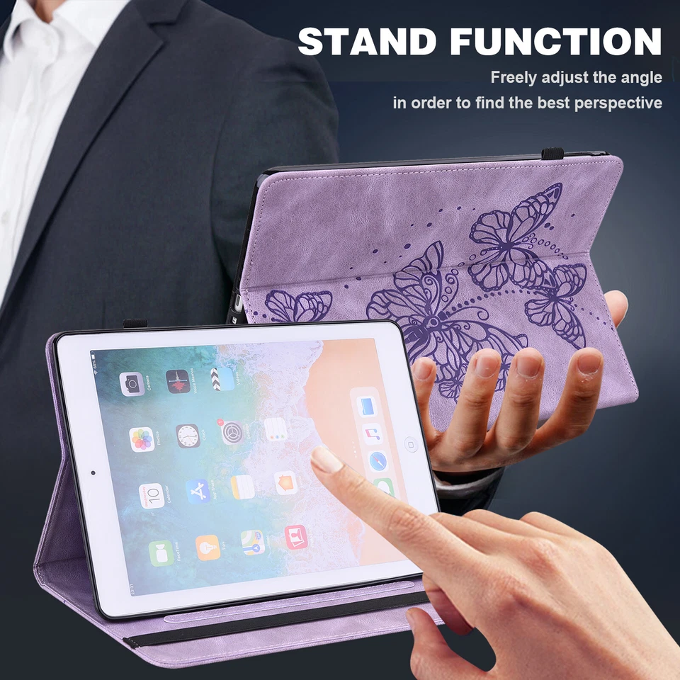 For iPad 10.2" 9th/8/7th Gen/Air/Pro 11/mini Pattern Leather Smart Case Cover - Image 3 of 4