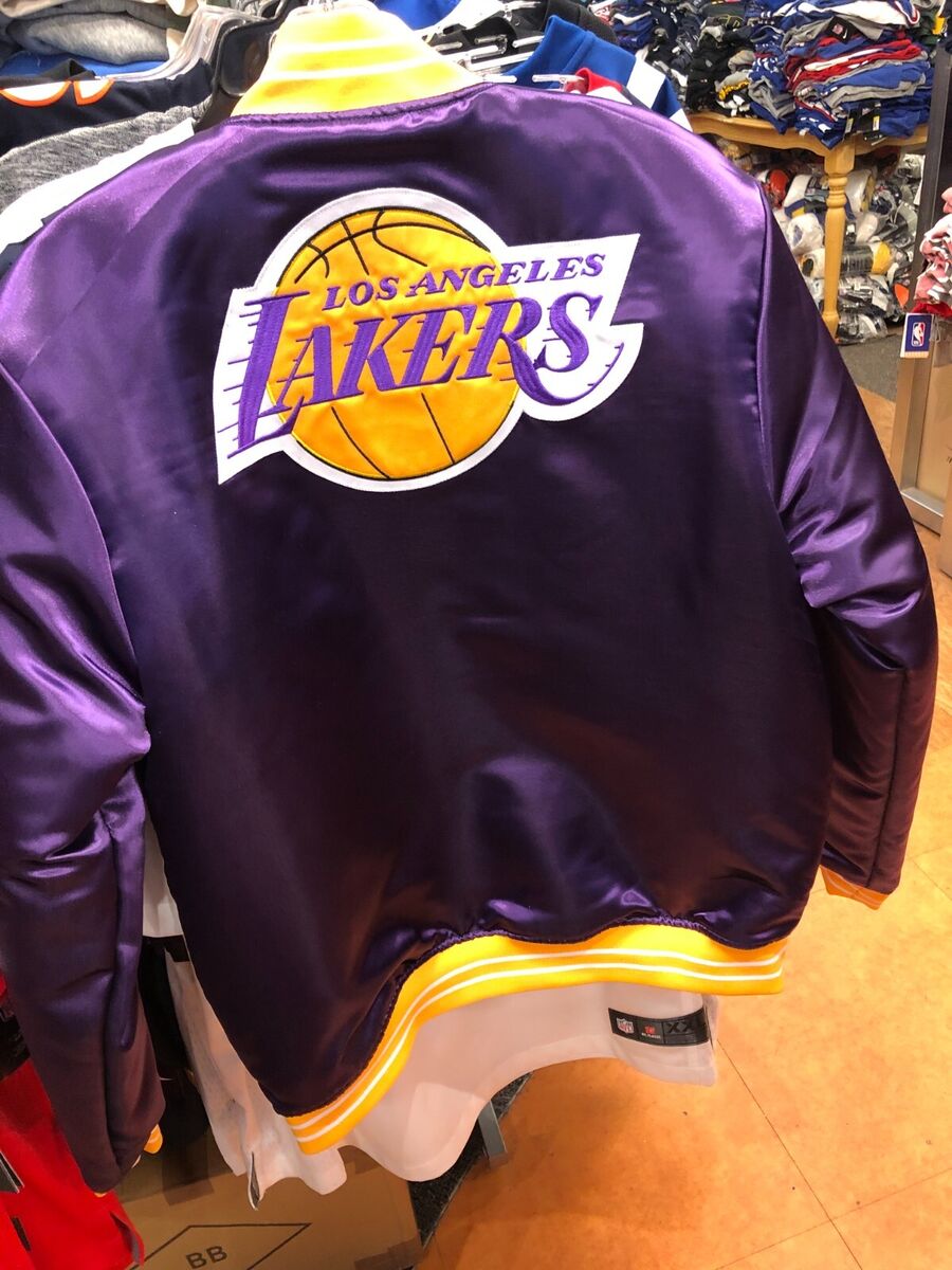 LOS ANGELES LAKERS NBA Satin JACKET MITCHEL & NESS VINTAGE LOS ANGELES LAKERS NBA Satin JACKET MITCHEL & NESS VINTAGE