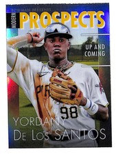 2023 Bowman Chrome Yordany De Los Santos Modern Prospects Card Pirates 
