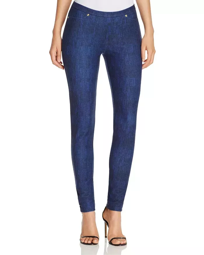 MICHAEL Michael Kors Indigo Wash Denim Leggings 74 Size XS 12A