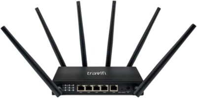TravlFi  JourneyXTR Wi-Fi Router, RV Internet, Multiple Networks, Pay As You Go,